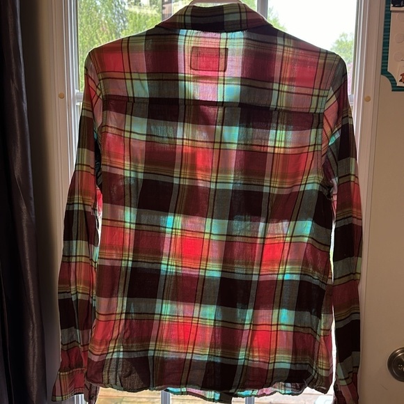 Aeropostale  Pastel Plaid 100% Cotton - Picture 3 of 3
